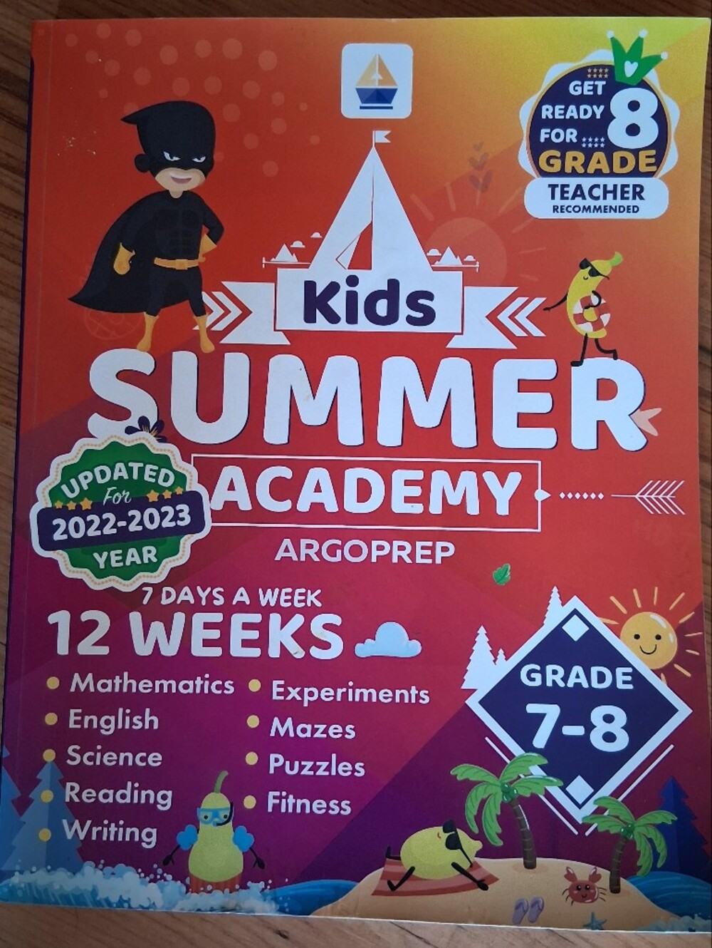 Kids Summer Academy Workbook Grade 7-8